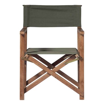 Σετ Κάπρι με δύο καρέκλες σκηνοθέτη από ξύλο χαρουπιού