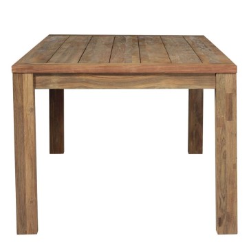 Jakarta outdoor table in recycled teak wood