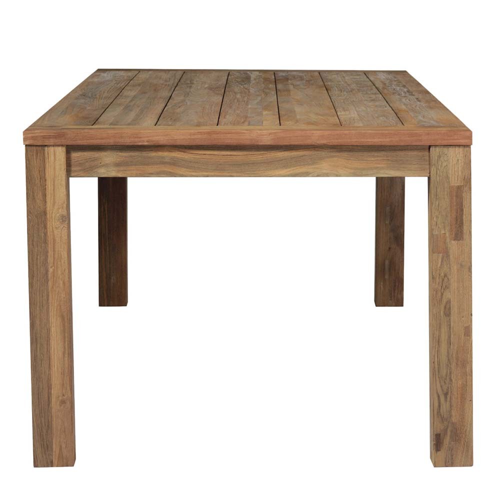 Tavolo da esterno Giacarta in legno di teak riciclato