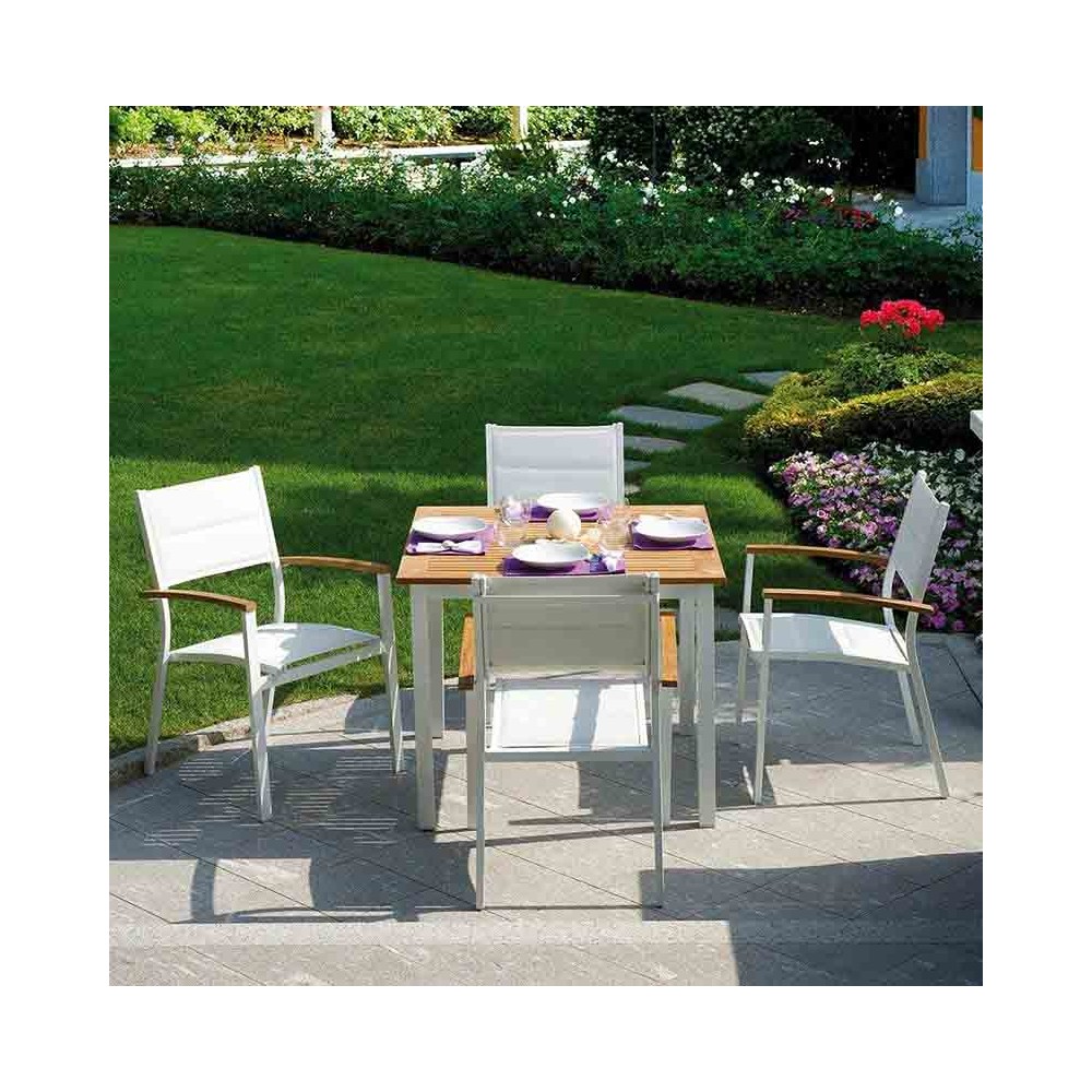 Tenerife garden chair with armrests