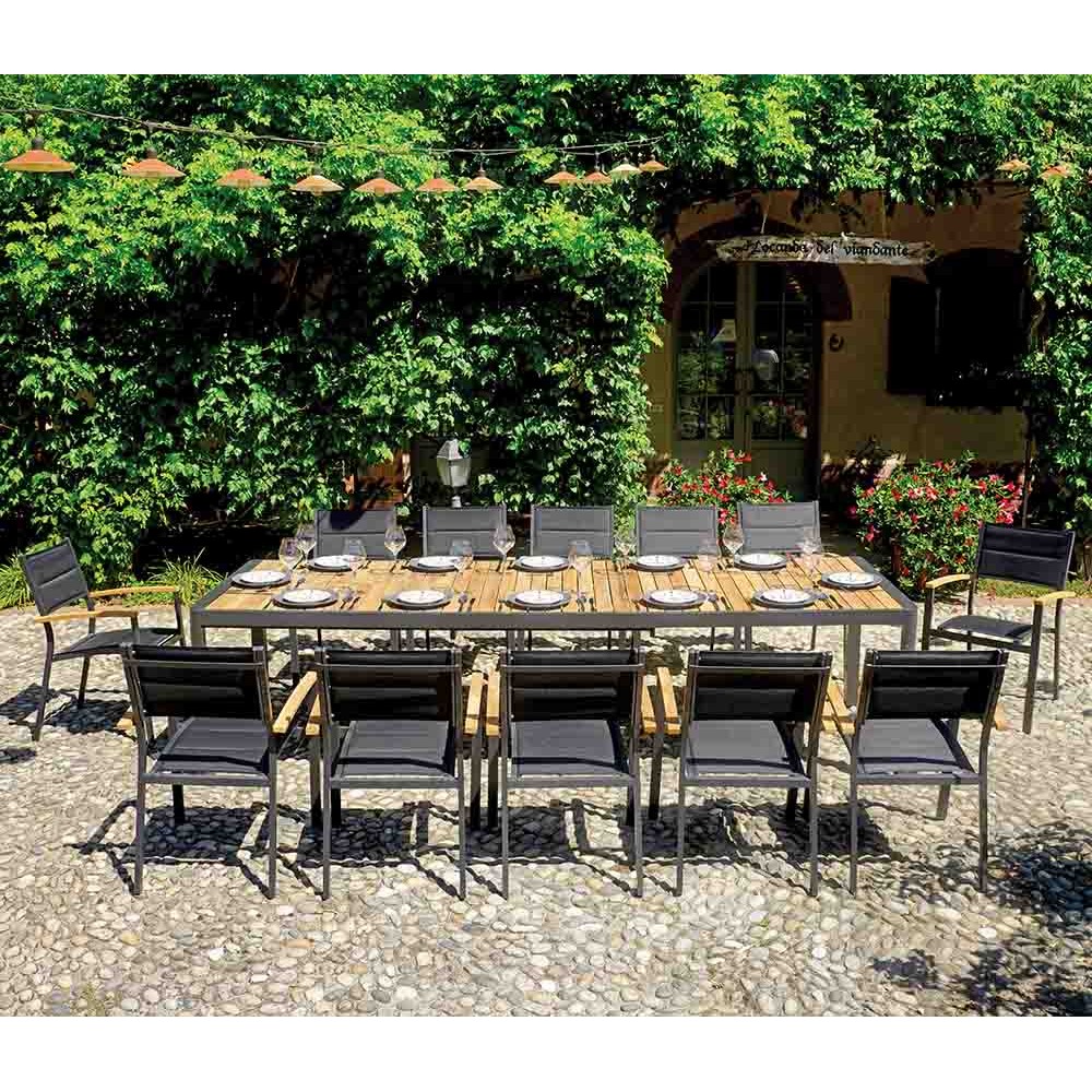 Lanzarote jatkettava pöytä, joka sopii puutarhaasi