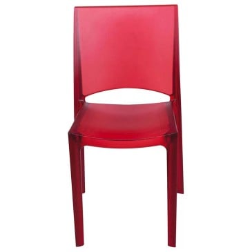 Conjunto Grandsoleil Little Rock de duas cadeiras de policarbonato