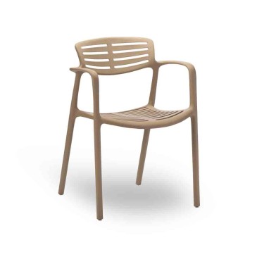 Set stapelbare stoelen van polypropyleen