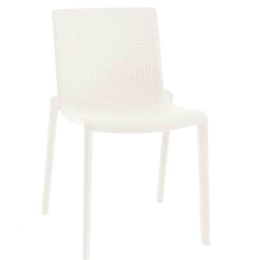 Conjunto de 2 sillas de exterior Beekat en polipropileno, estructura apilable y disponible en varios colores