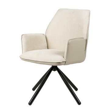 Carlyn swivel chair by Somcasa suitable for all types of furniture