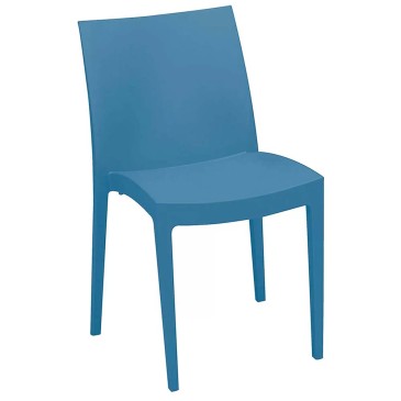 Ensemble de deux chaises Grandsoleil Venice en polypropylène disponible en différentes finitions