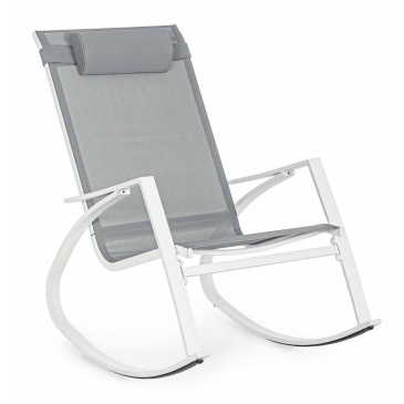 Demid Pepper rocking armchair by Bizzotto