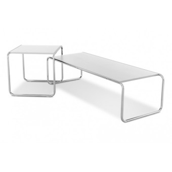 Re-edition of the Laccio coffee table by Marcel Breuer in laminate