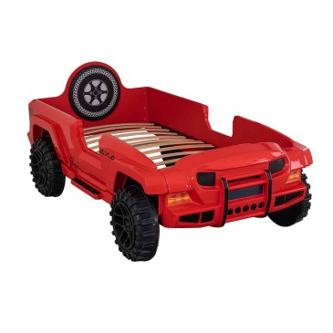 Jeepformad enkelsäng för barn