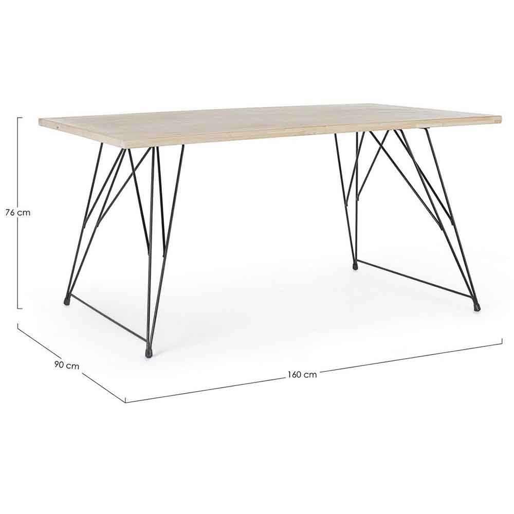 District wooden table by Bizzotto | Kasa-store