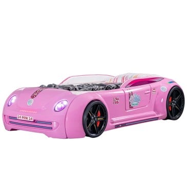 Beetle-shaped bed for sporty girls
