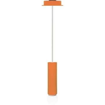 Lâmpada de suspensão Murales em tubular redondo diam. 5 cm com lâmpada E 27 não incluída