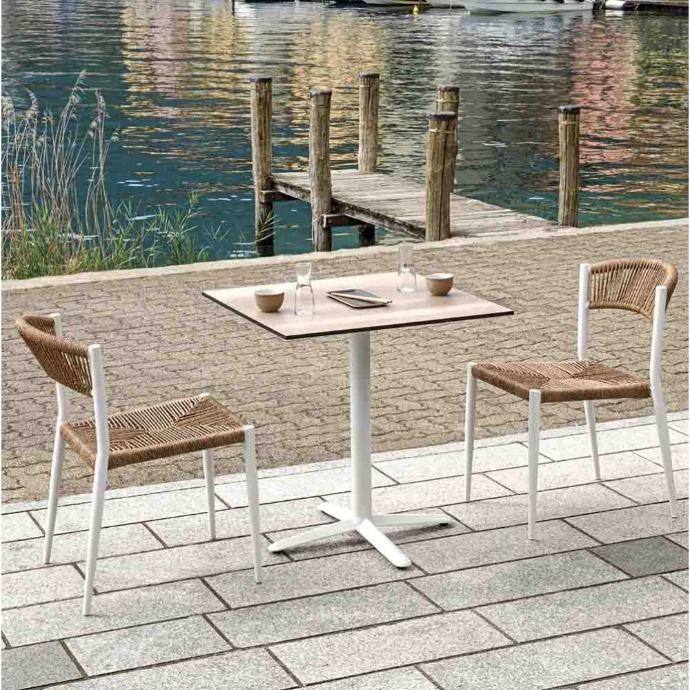 Modern outdoor chair Milano suitable for bars, gardens and restaurants