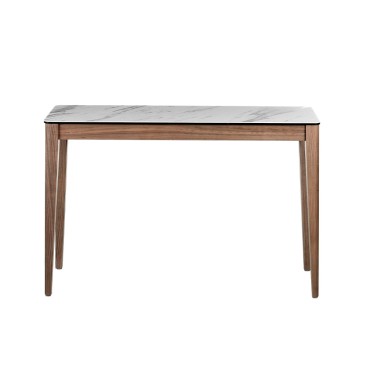 Angel Cerda modern console with porcelain stoneware top