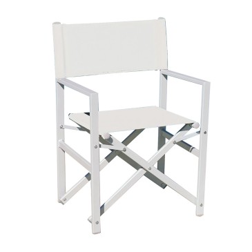 Sammenklappelig havestol i aluminium