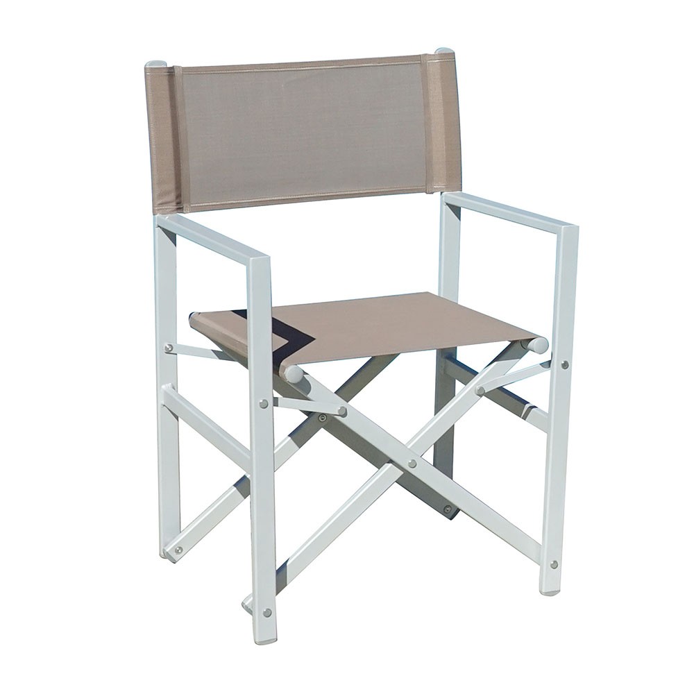 Folding aluminum garden chair