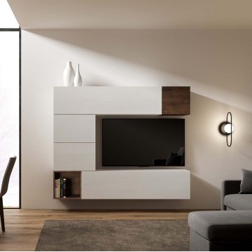 Itamoby Isoka 11 utrustad vägg för att möblera ditt vardagsrum