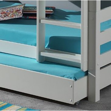 Κουκέτα με τρία κρεβάτια κατάλληλο για παιδικά υπνοδωμάτια