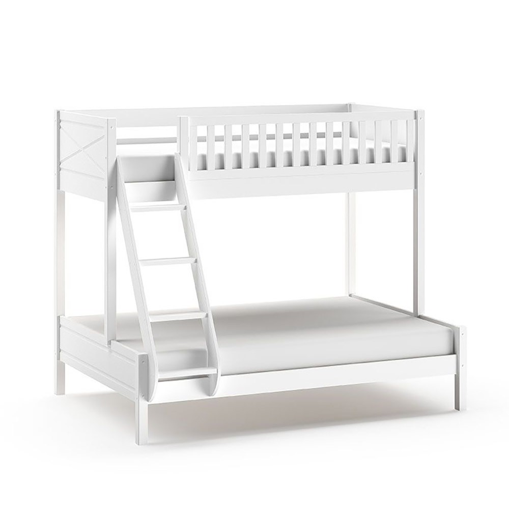 Bunk bed with three beds suitable for children's bedrooms