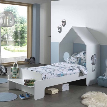 MDF trehusformet seng for romantiske soverom