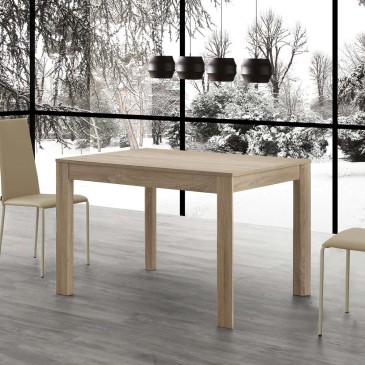 La Seggiola uitschuifbare houten tafel voor keuken of woonkamer
