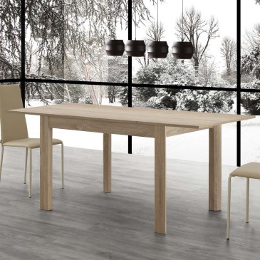 La Seggiola uitschuifbare houten tafel voor keuken of woonkamer