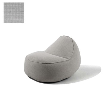 Gewatteerde fauteuil voor binnen en buiten in zachte en elegante kleuren