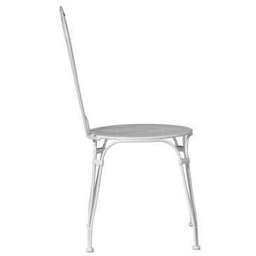 Schmiedeeiserner Outdoor-Stuhl im Vintage-Design