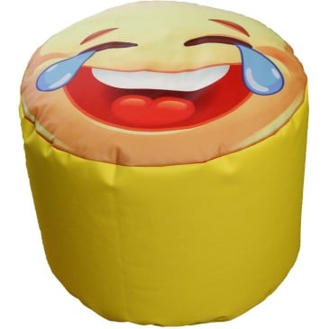 Sacco Pouf Emoticon with all the Whatsapp smileys. Also external