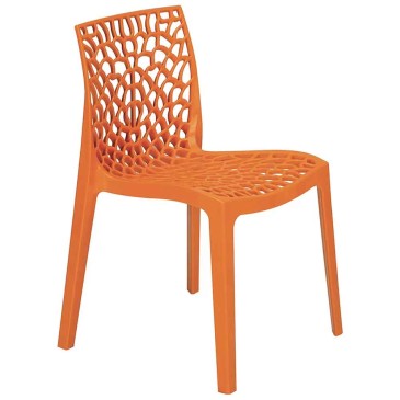 Set of 22 outdoor chairs in polypropylene