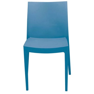 Set van 24 stapelbare stoelen van polypropyleen