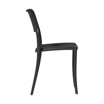 Garden chair in polypropylene available in various finishes