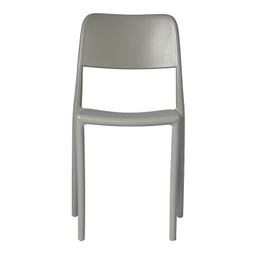 Garden chair in polypropylene available in various finishes