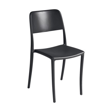 Set of 20 polypropylene chairs available in various finishes
