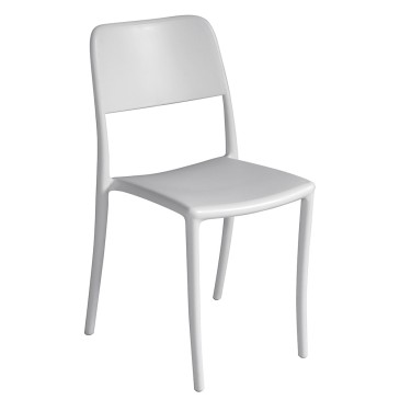 Ensemble de 20 chaises en polypropylène disponibles en différentes finitions