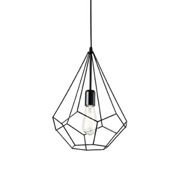 Ampolla Suspension Lamp in painted metal ero available in three different shapes