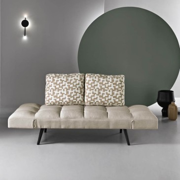 Modern sofa with adjustable armrests made by Ikone Casa