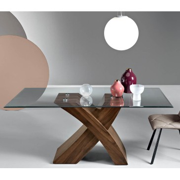 Raul Glastisch von ikone Casa geeignet für Küche oder Wohnzimmer
