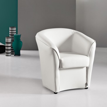 Ikone Casa Valentina armchair in eco-leather