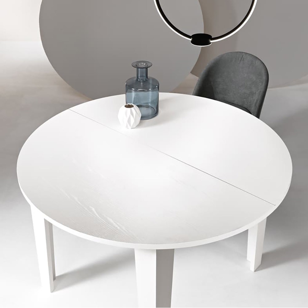 Επεκτάσιμο στρογγυλό τραπέζι Modus από την Ikone Casa