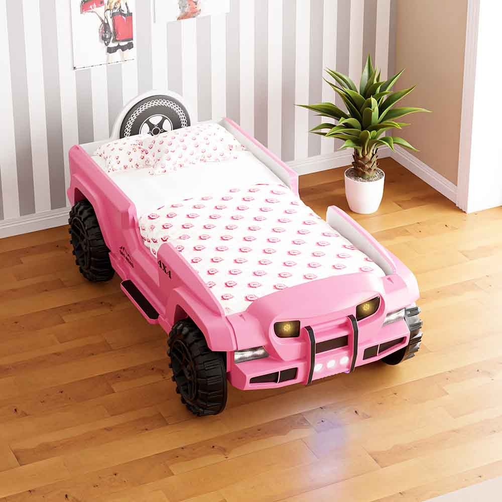 Jeepförmiges Einzelbett für Kinder