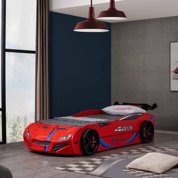 GT1 sports car-shaped cot...