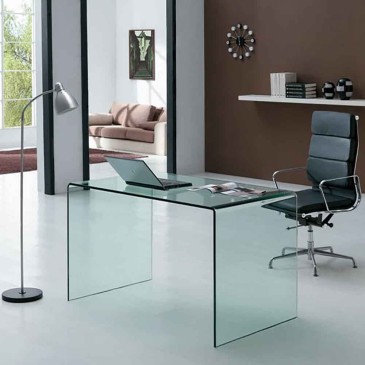 Itamoby Glassy glass desk | kasa-store