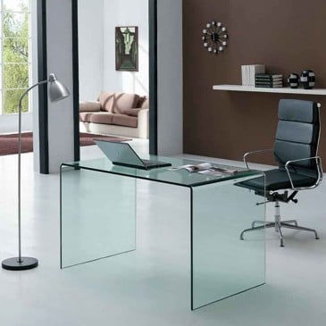 Itamoby glass skrivebord i glass | kasa-store