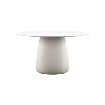 Tampo de mesa de calçada Qeeboo design de Elisa Giovannoni