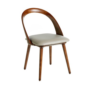 Angel Cerdà Stuhl aus Massivholz 4063, geeignet für luxuriöse Einrichtungen
