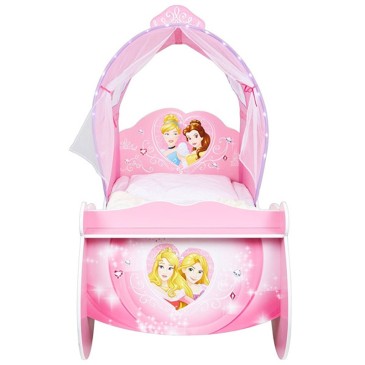 Disney Princess Kinderwagenbett mit beleuchtetem Baldachin