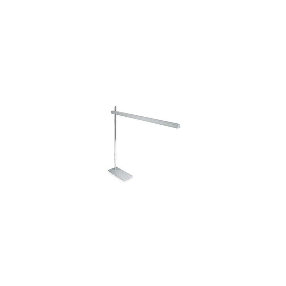 Gru table lamp available in white or black aluminum version. Led illumination