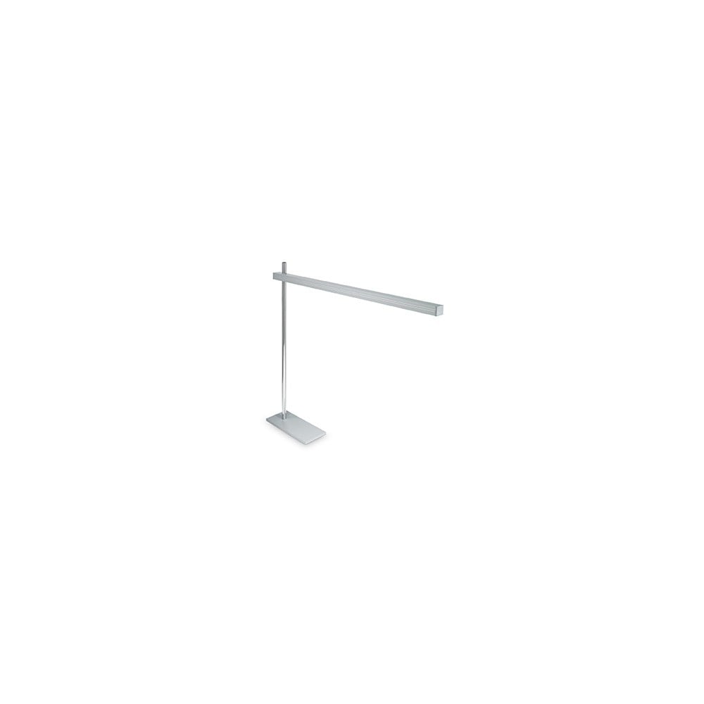 Lampe de table Gru disponible en version aluminium blanc ou noir. Éclairage LED