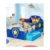 Paw Patrol bed in mdf wood with drawers and net in panels included. Decorated with non-toxic paints